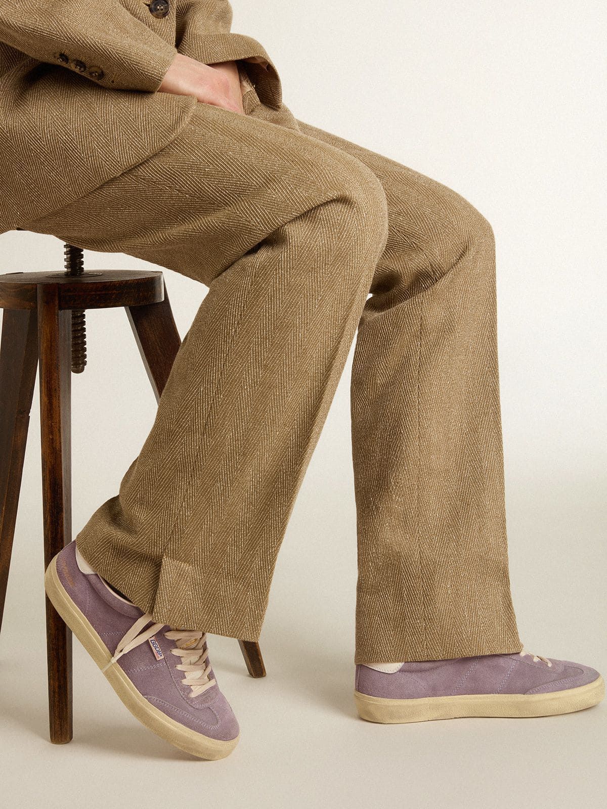  Giày Nữ Golden Goose Soul Star 'Lilac' 