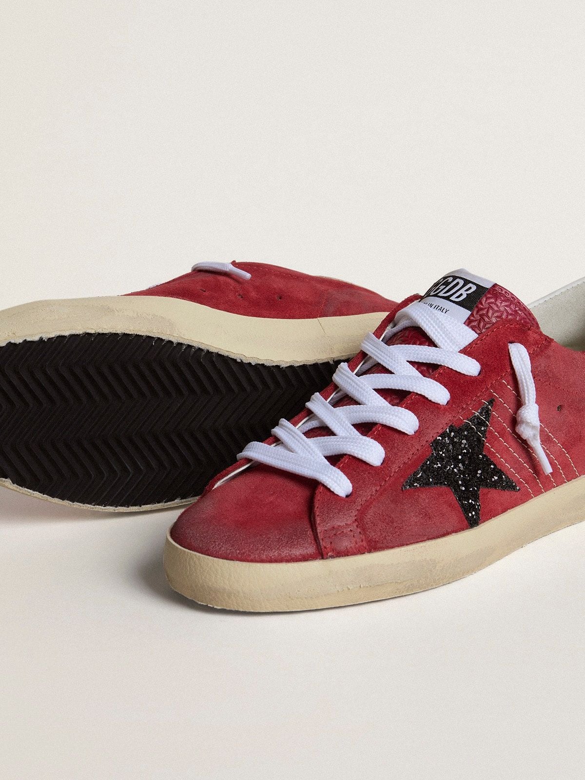  Giày Nữ Golden Goose Super-Star 'Red' 