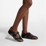  Giày Nữ Louis Vuitton LV Sneakerina Mary Janes 'Brown' 