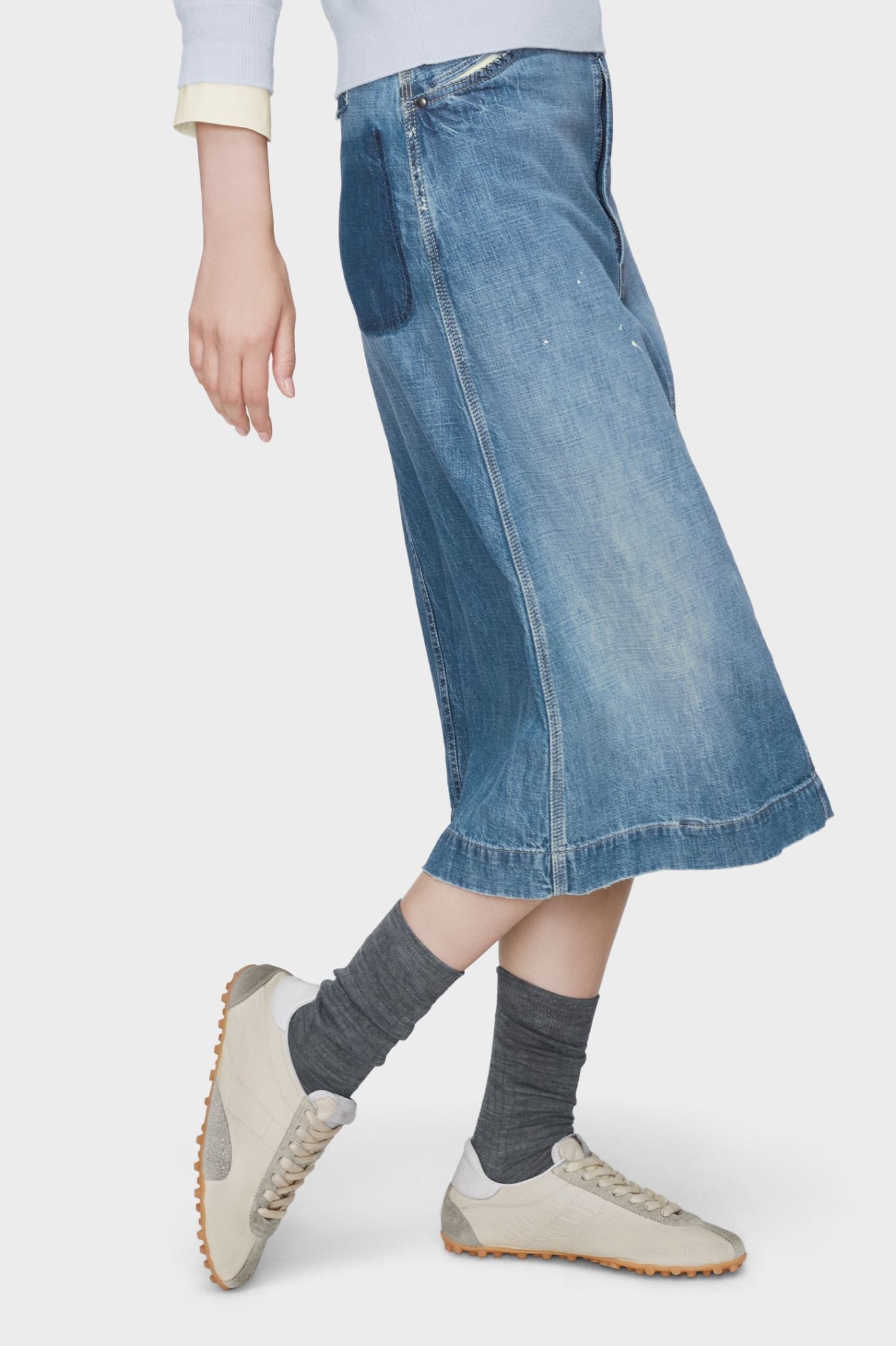  Giày Nữ Maison Margiela Sprinters 'Cream' 