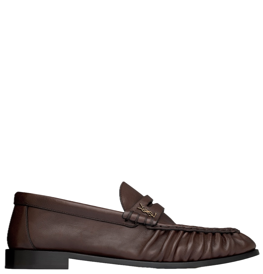  Giày Nữ Saint Laurent Le Loafer Supple 'Brown' 