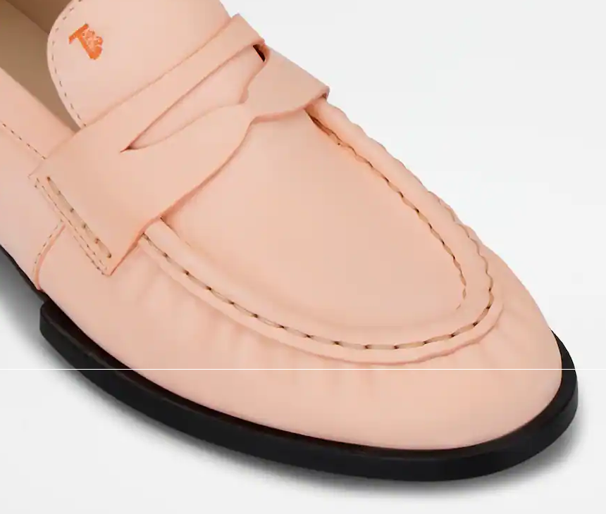  Giày Nữ Tod’s Loafers In Leather 'Pink' 