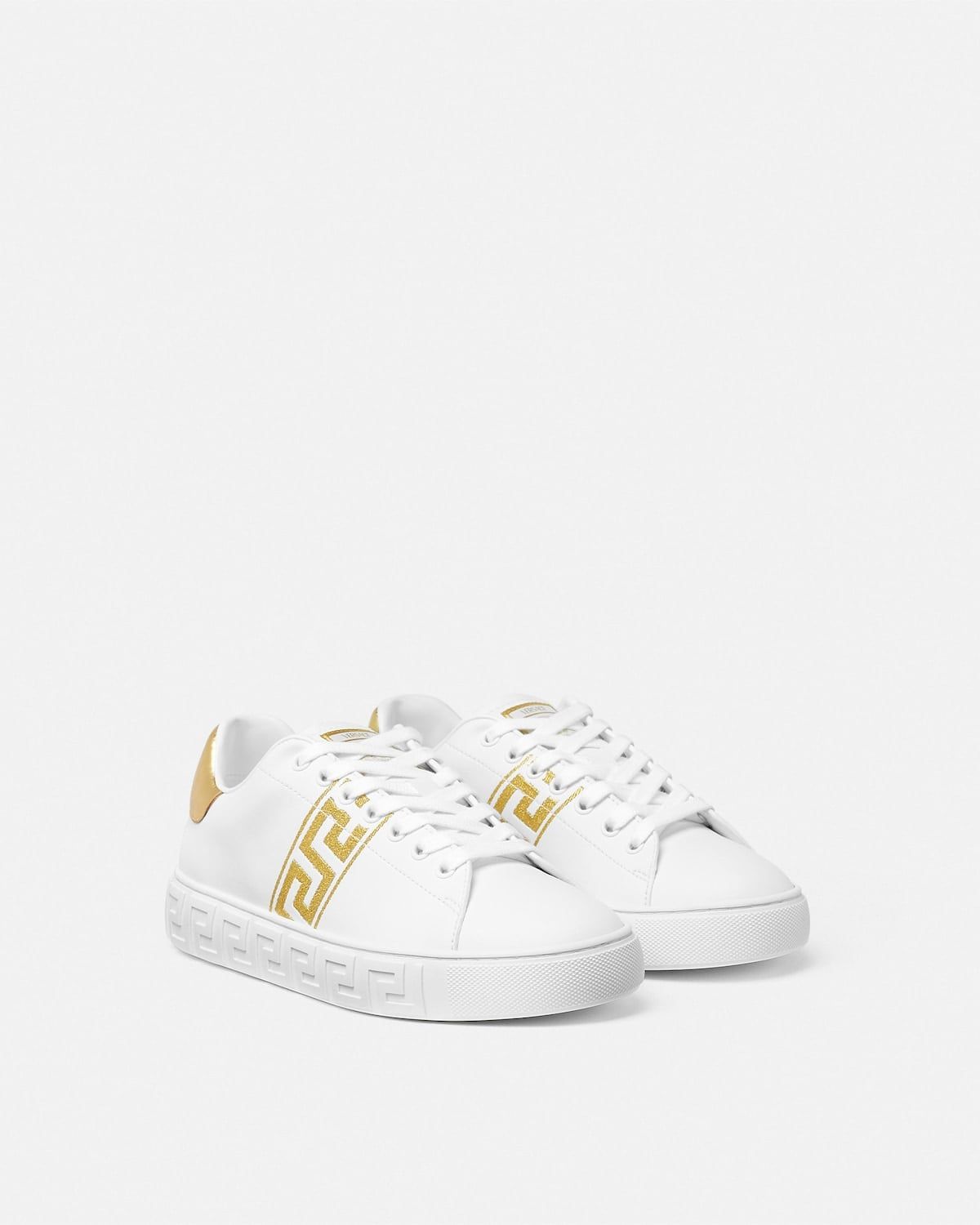  Giày Nữ Versace Greca Trainers 'White' 
