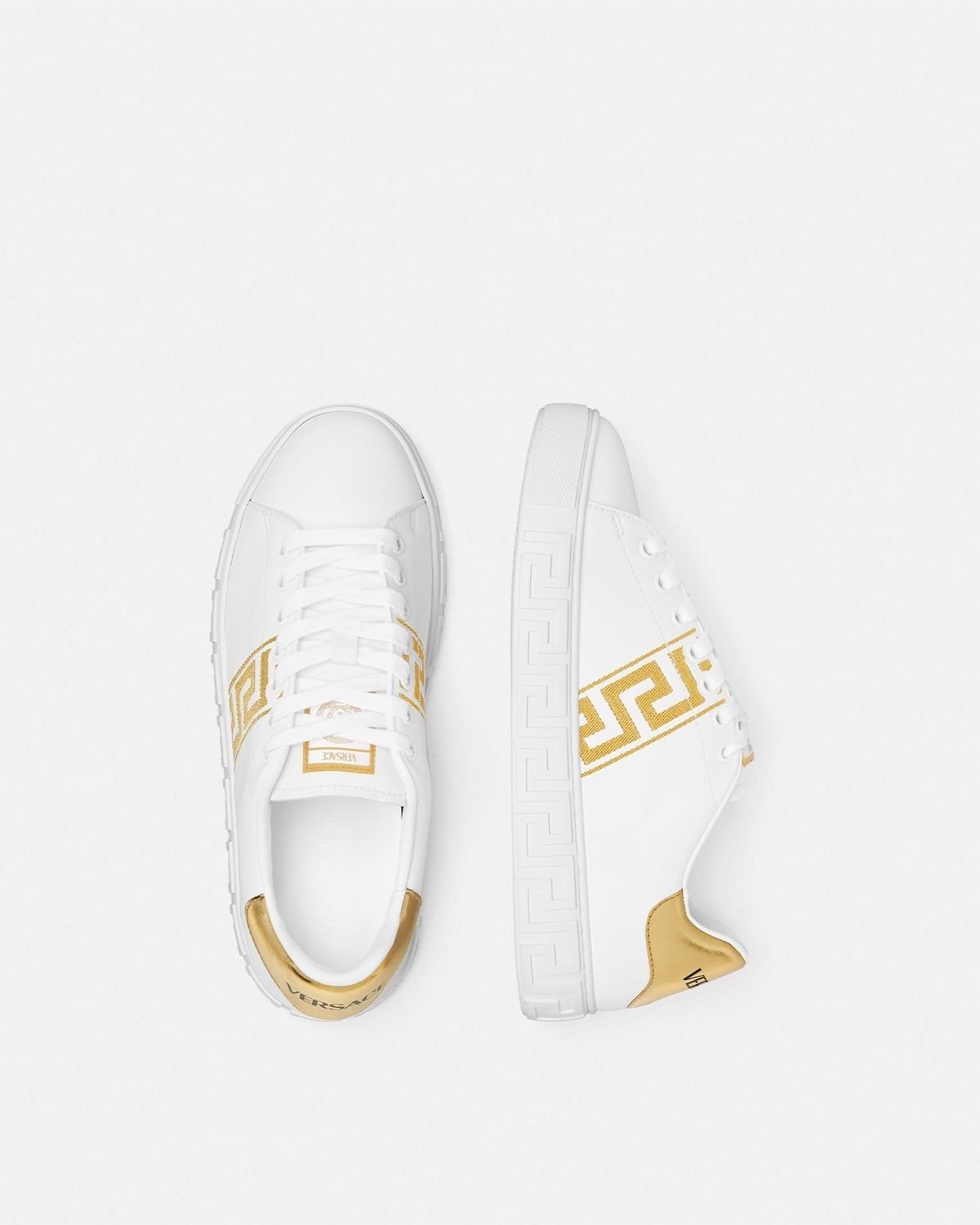  Giày Nữ Versace Greca Trainers 'White' 