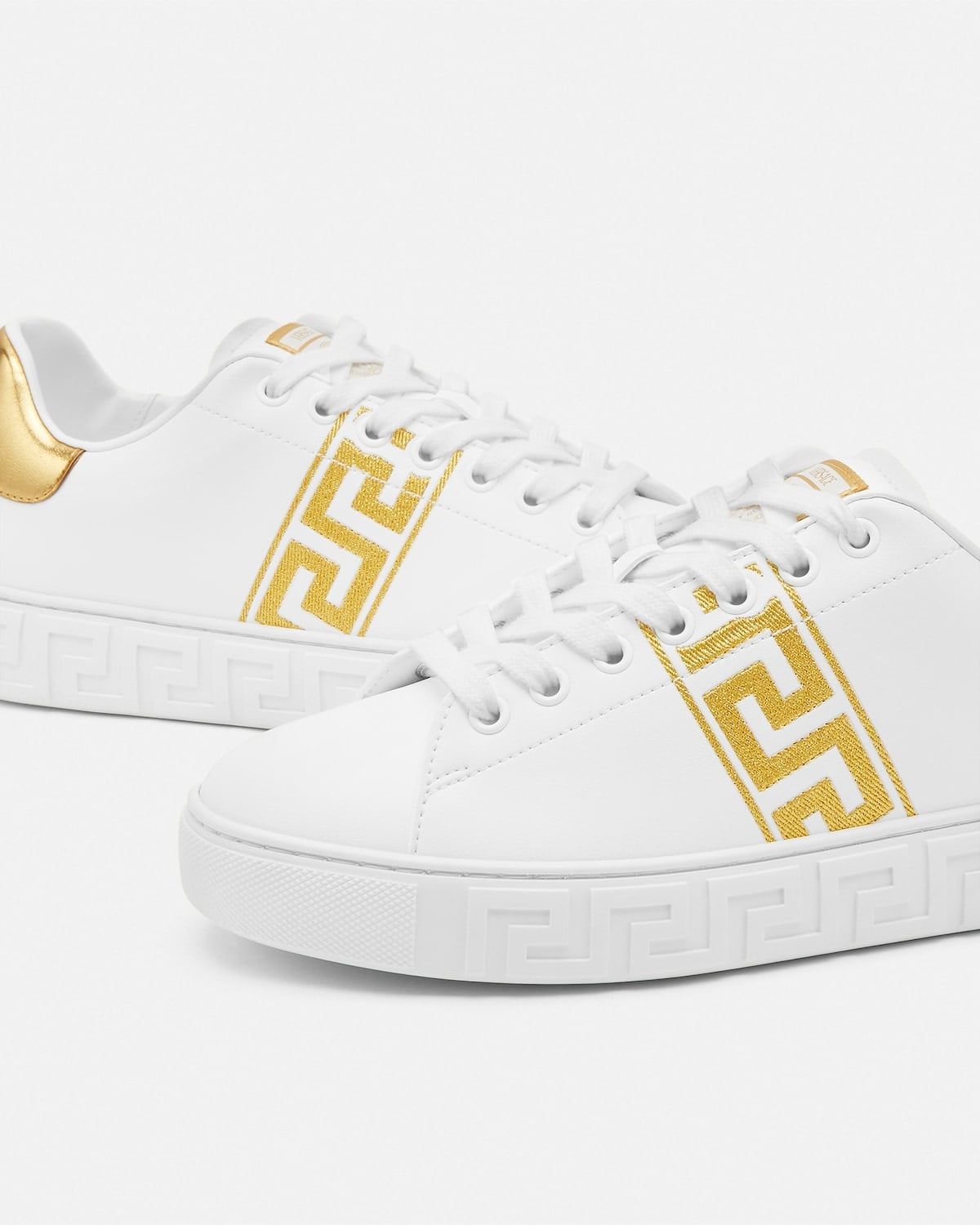  Giày Nữ Versace Greca Trainers 'White' 