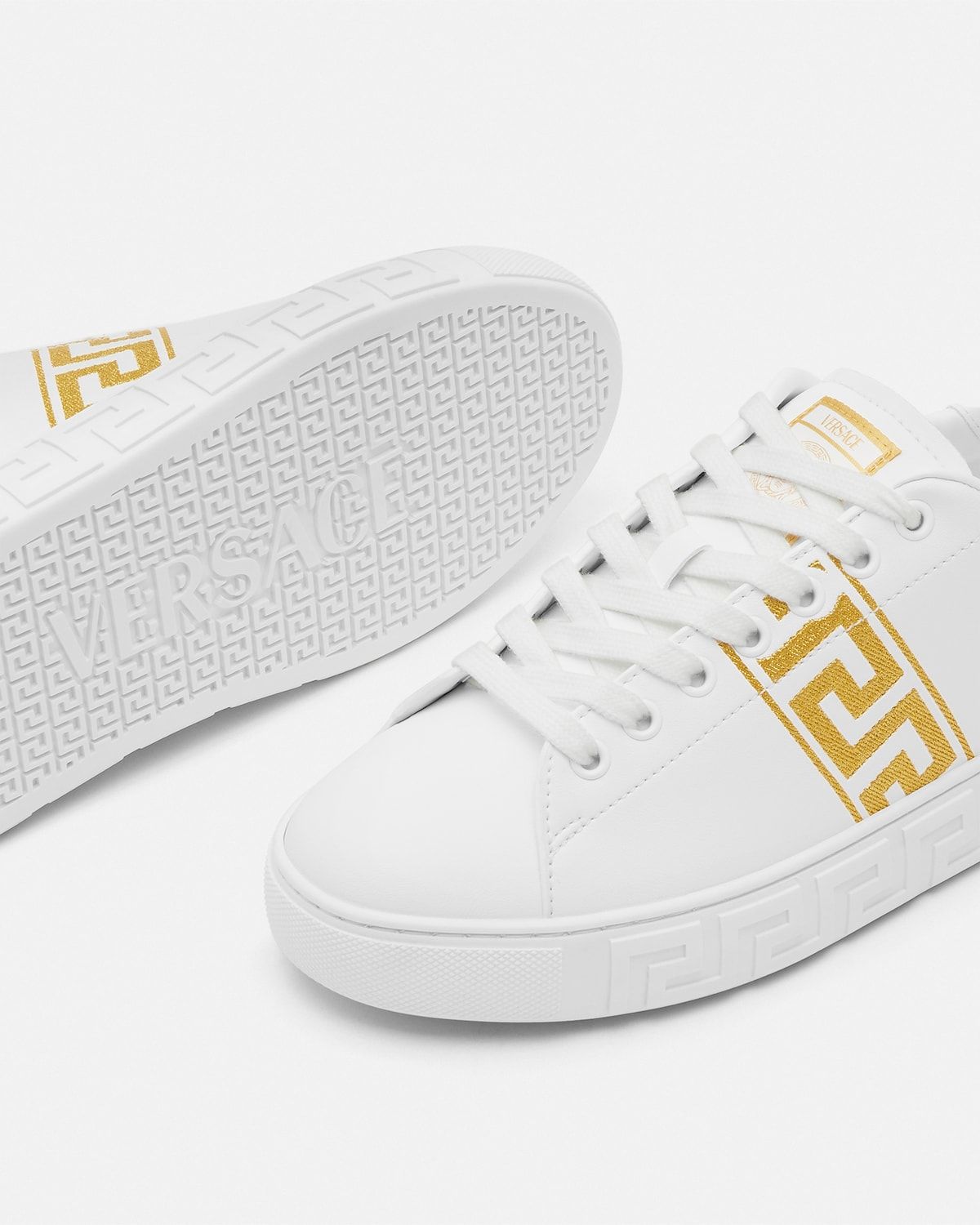  Giày Nữ Versace Greca Trainers 'White' 