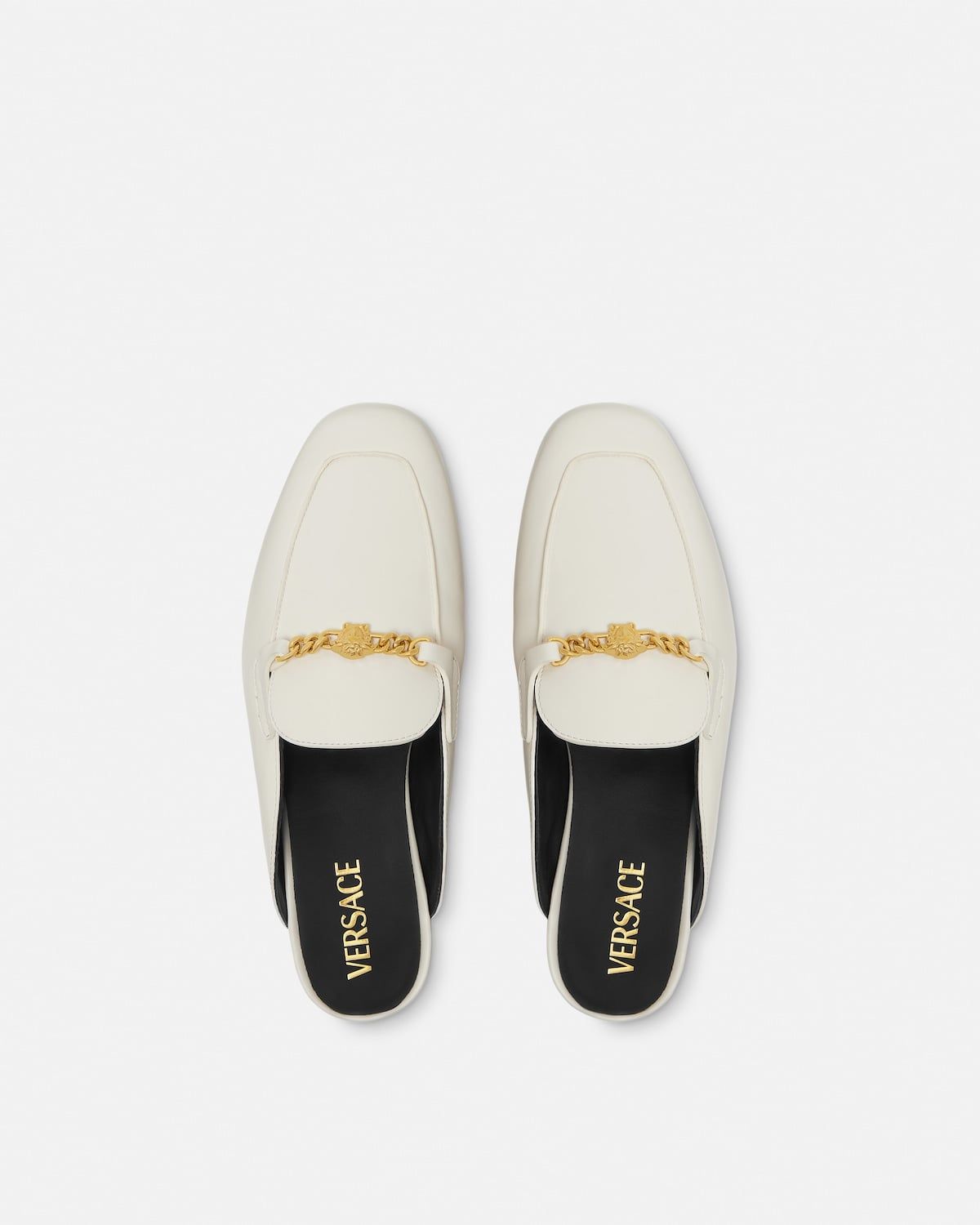  Giày Nữ Versace Medusa Loafers 'White' 