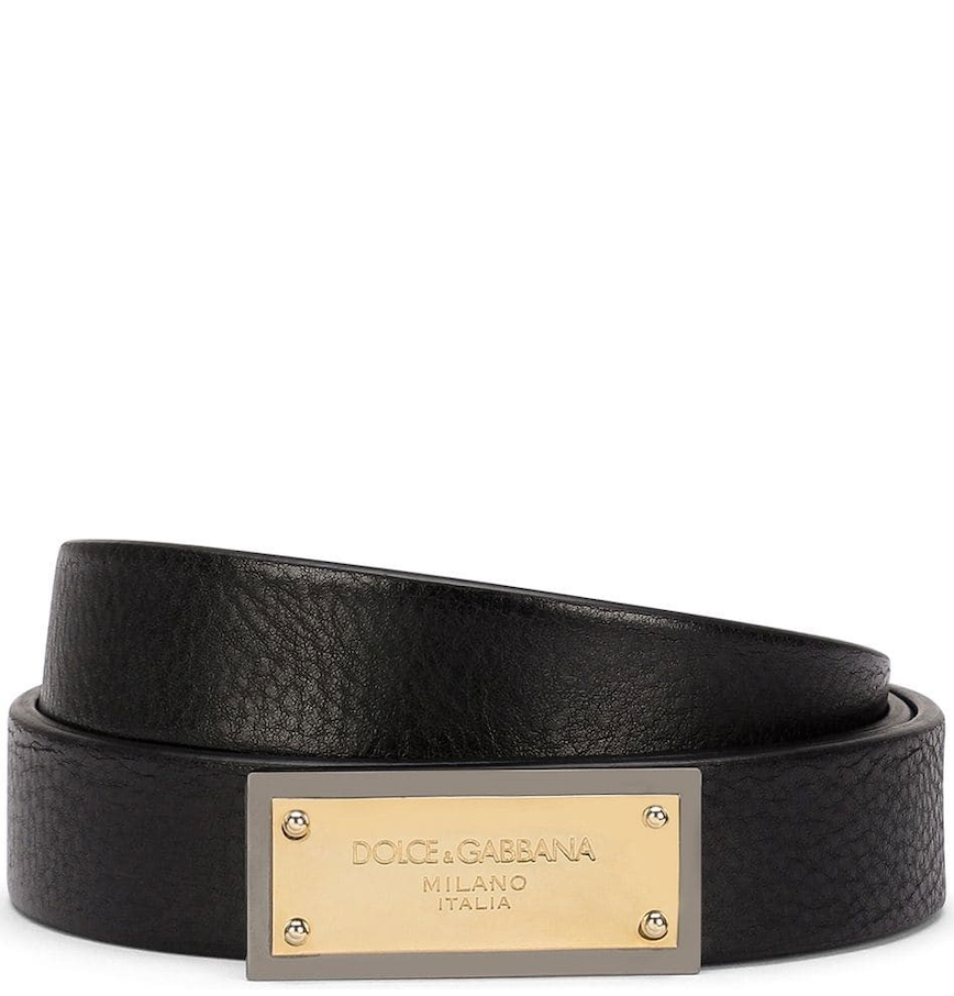  Thắt Lưng Dolce & Gabbana Logo Buckle 'Black' 