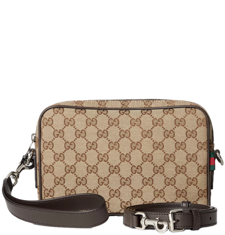  Túi ‎Gucci Canvas Small Crossbody Bag 'Beige' 