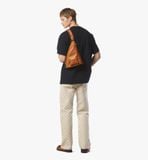  Túi MCM Aren Sling In Recycled Nylon 'Cognac' 