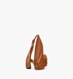  Túi MCM Aren Sling In Recycled Nylon 'Cognac' 