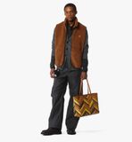  Túi MCM Studded Toni Top-Zip Shopper 'Cognac' 