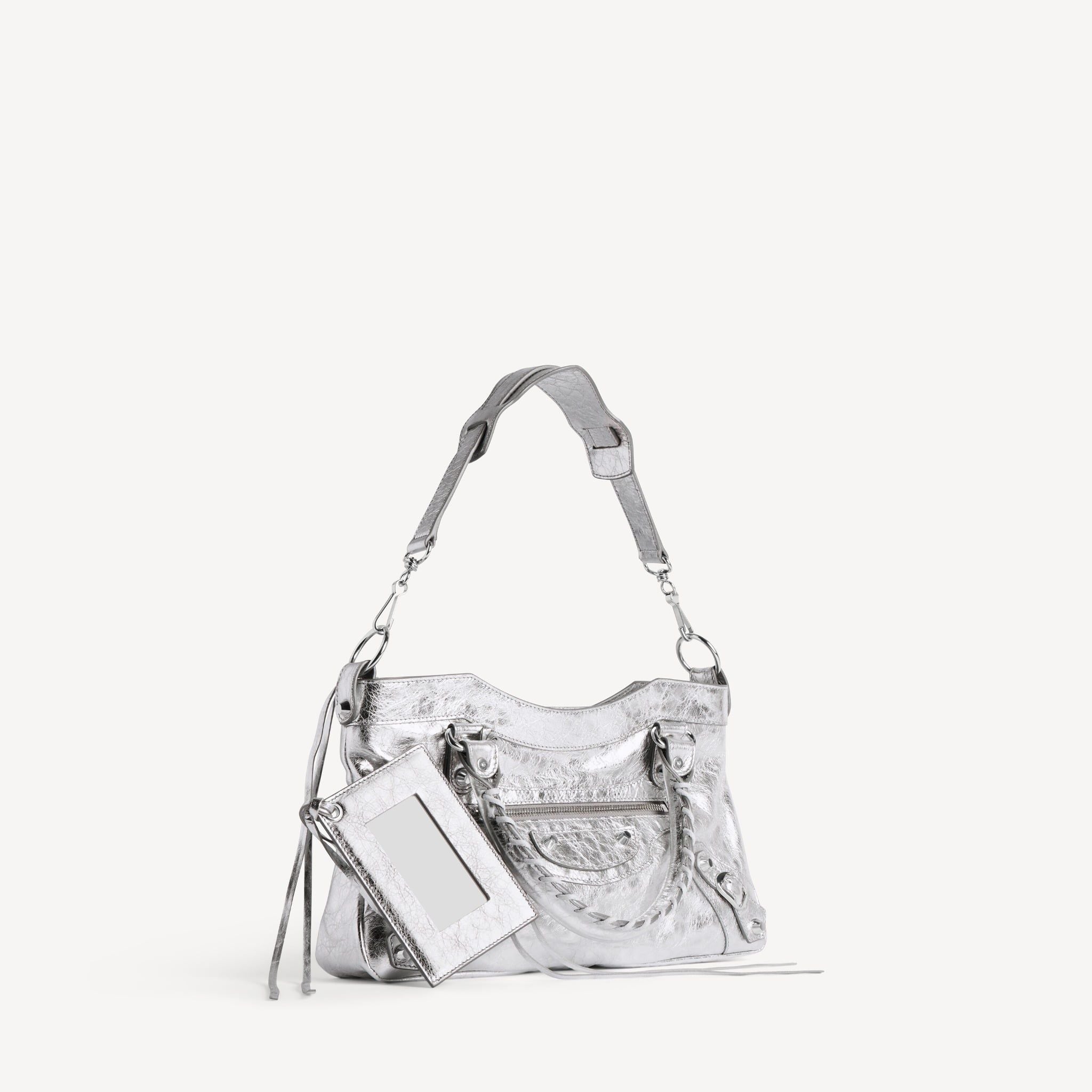  Túi Nữ Balenciaga Le City First Bag 'Silver' 