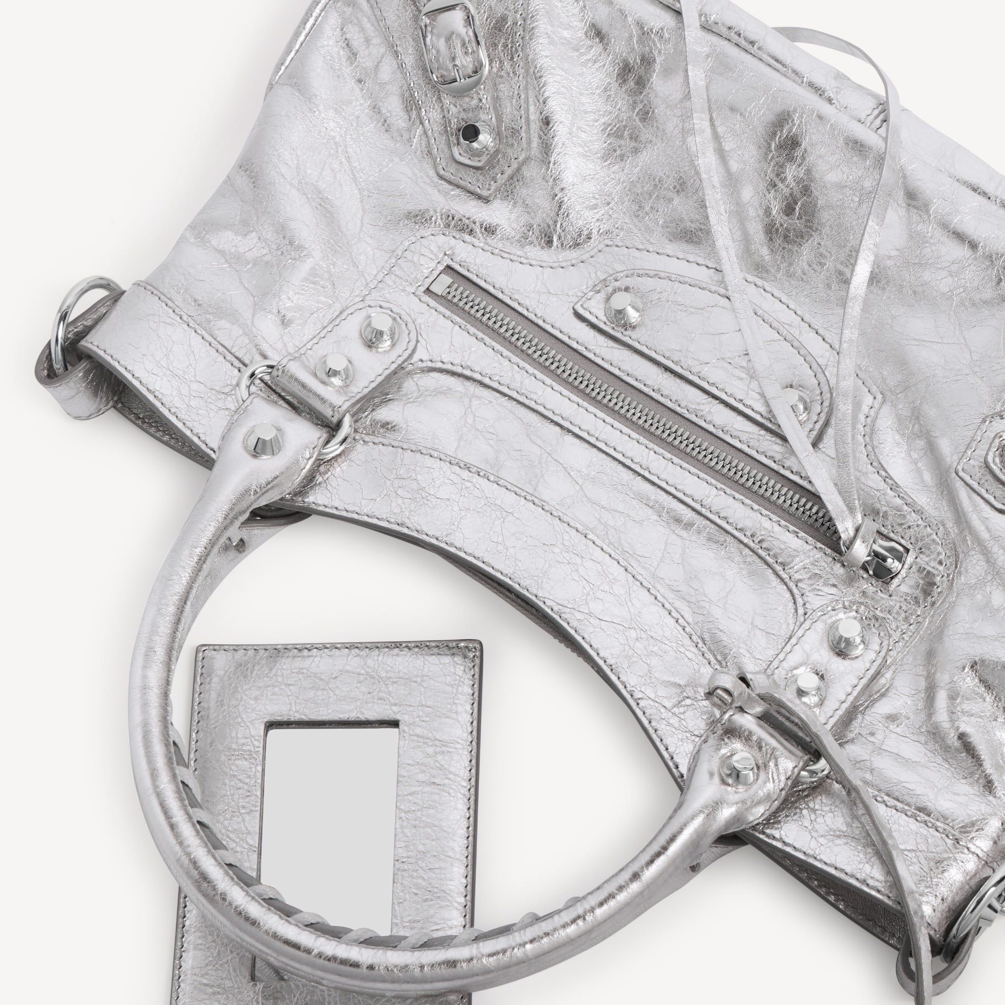  Túi Nữ Balenciaga Le City First Bag 'Silver' 