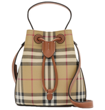  Túi Nữ Burberry Mini Check Bucket Bag 'Archive Beige' 
