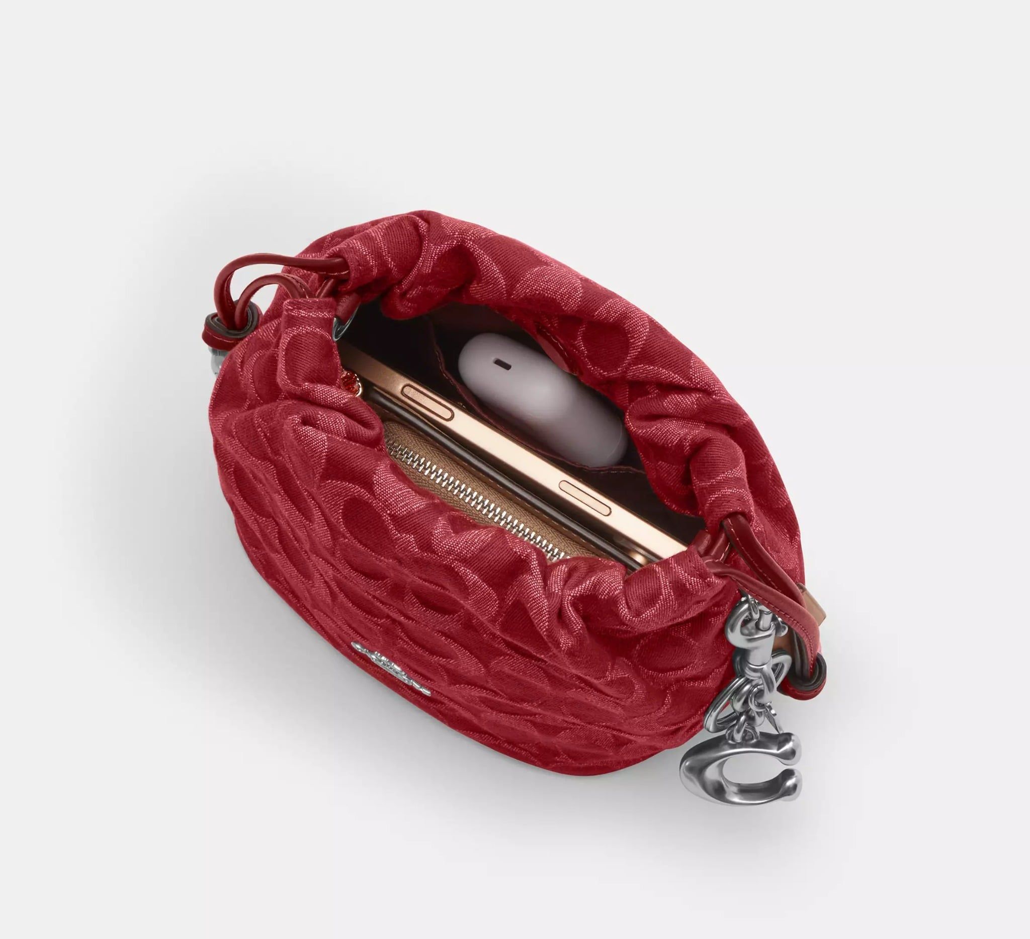  Túi Nữ Coach Faye Mini Drawstring Bag 'True Red' 