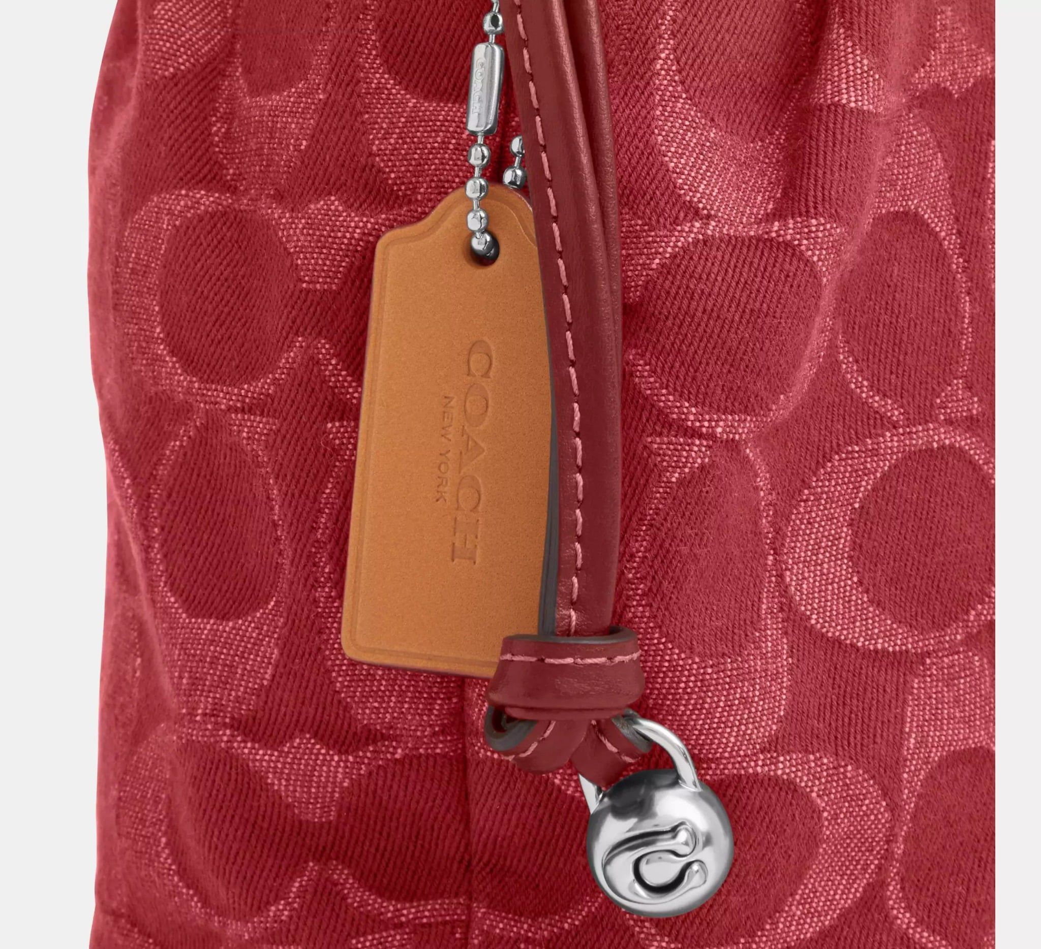  Túi Nữ Coach Faye Mini Drawstring Bag 'True Red' 