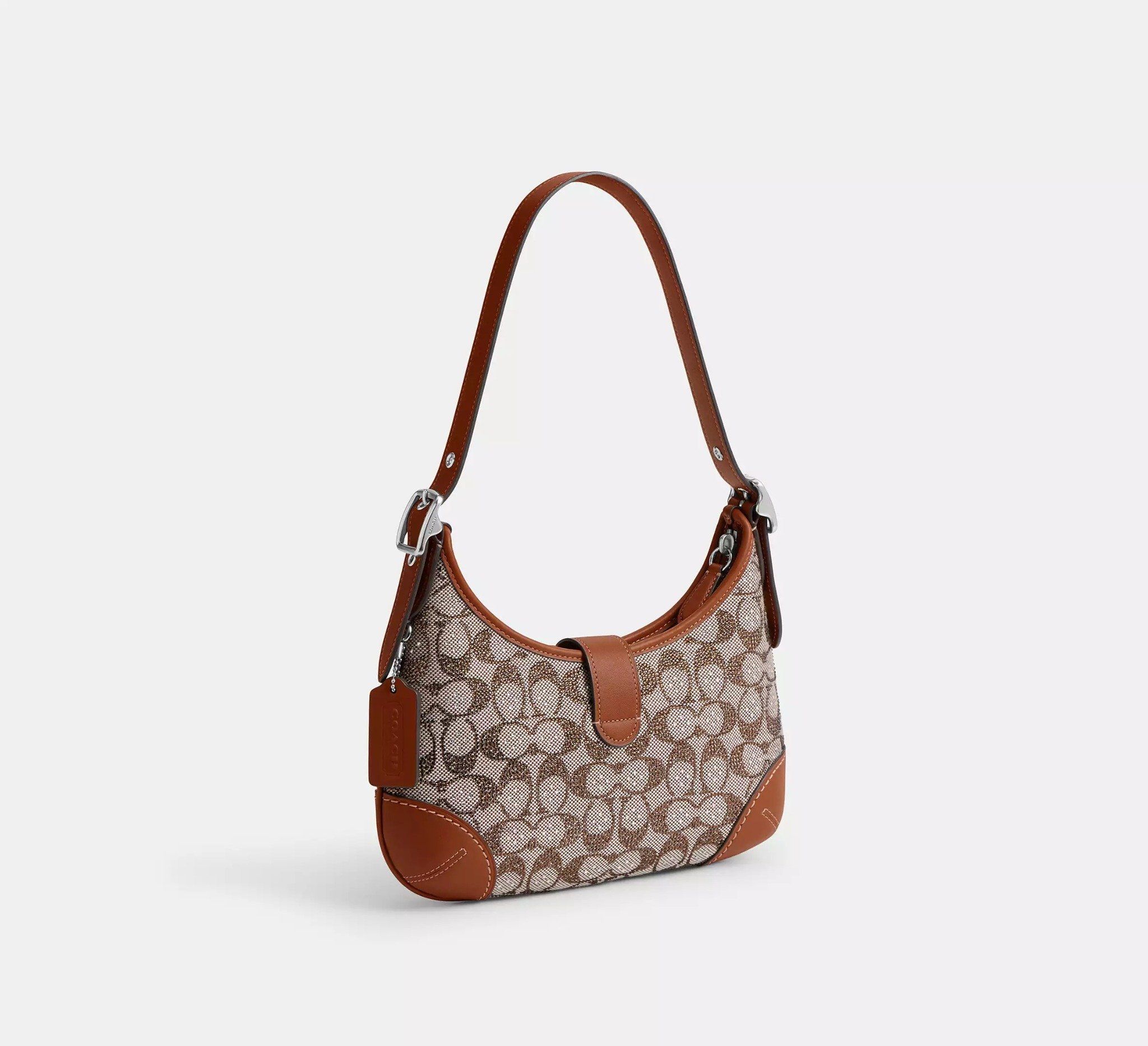  Túi Nữ Coach Hamptons Hobo Bag 'Burnished Amber' 