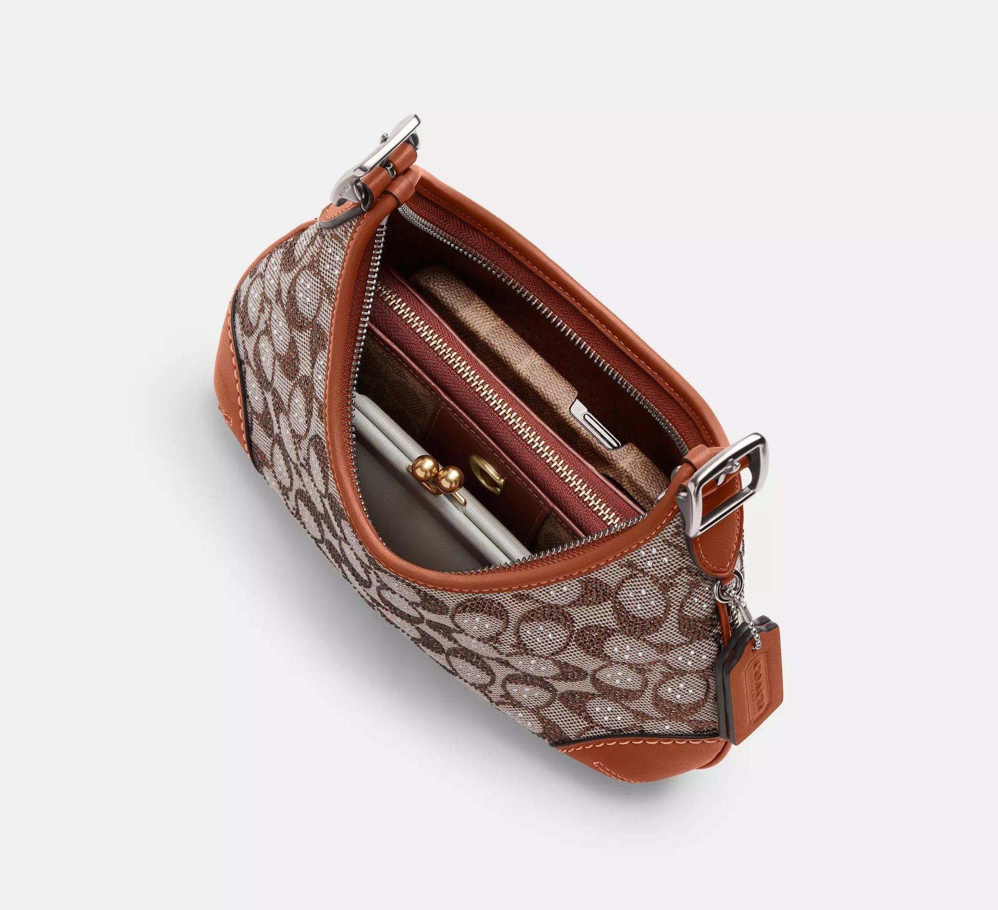  Túi Nữ Coach Hamptons Hobo Bag 'Burnished Amber' 