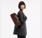  Túi Nữ Coach Kisslock Barrel Bag 'Dark Chocolate' 