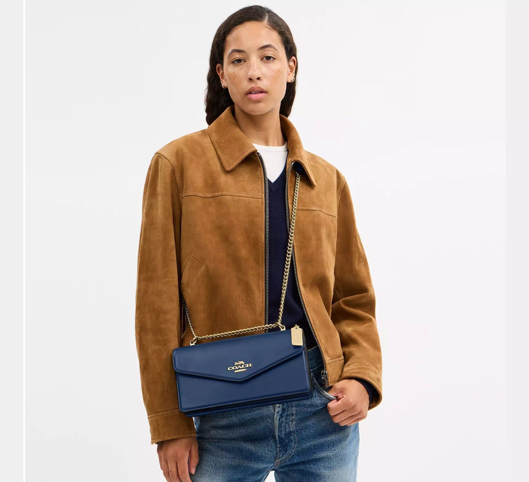  Túi Nữ Coach Klare Envelope Crossbody Bag 'Blue' 