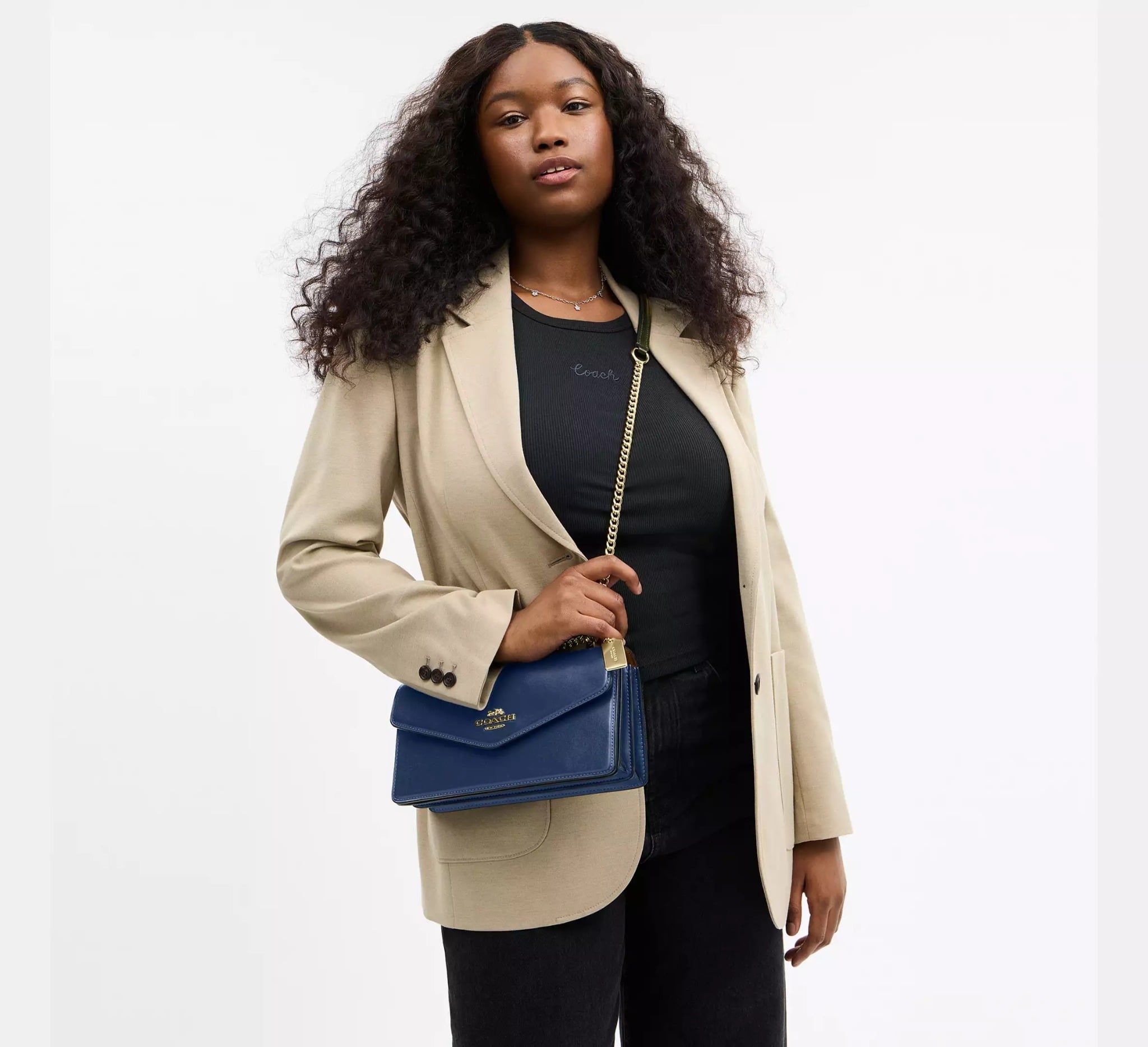  Túi Nữ Coach Klare Envelope Crossbody Bag 'Blue' 