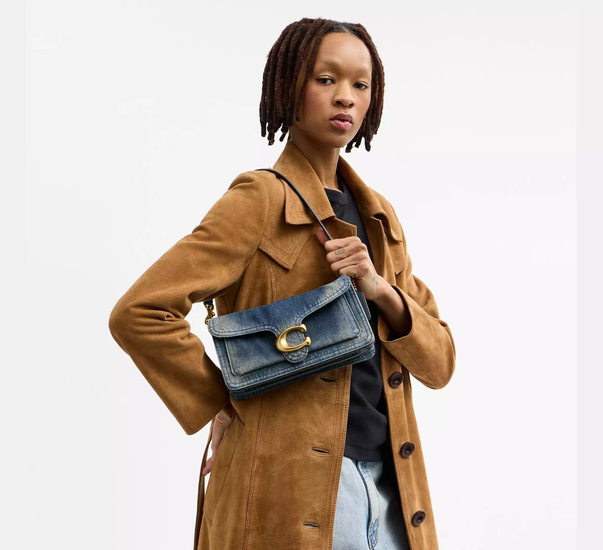  Túi Nữ Coach Tabby Shoulder Bag 26 'Dark Indigo' 