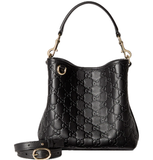  Túi Nữ Gucci Emblem Small Bucket Bag 'Black' 
