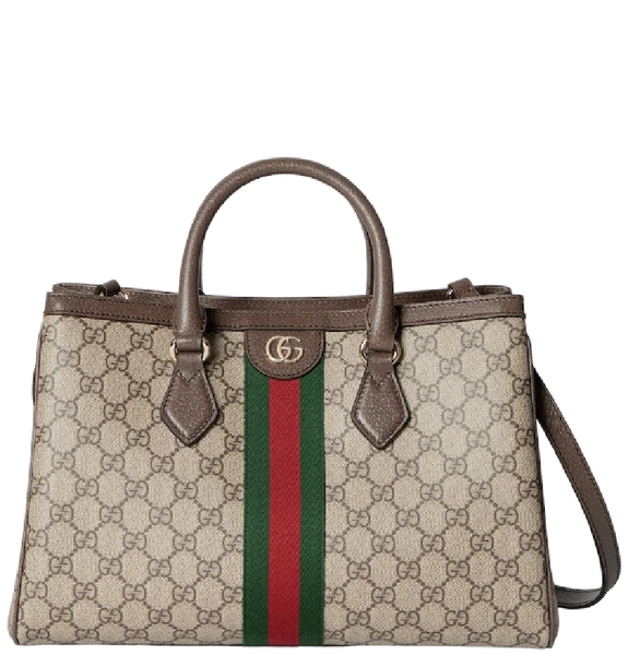  Túi Nữ Gucci Ophidia Medium Tote Bag 'Beige' 