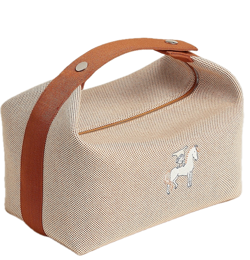  Túi Nữ Hermes Bride-a-Brac Cabriole Case 'Biscuit' 