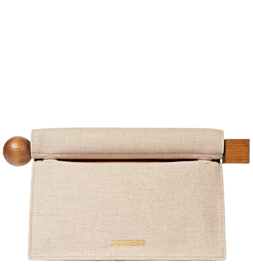 Túi Nữ Jacquemus Rond Carré Clutch 'Greige' 