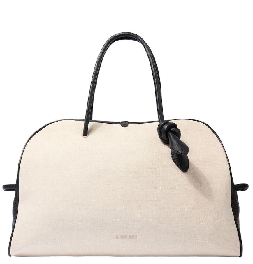  Túi Nữ Jacquemus The Large Turismo 'Greige' 