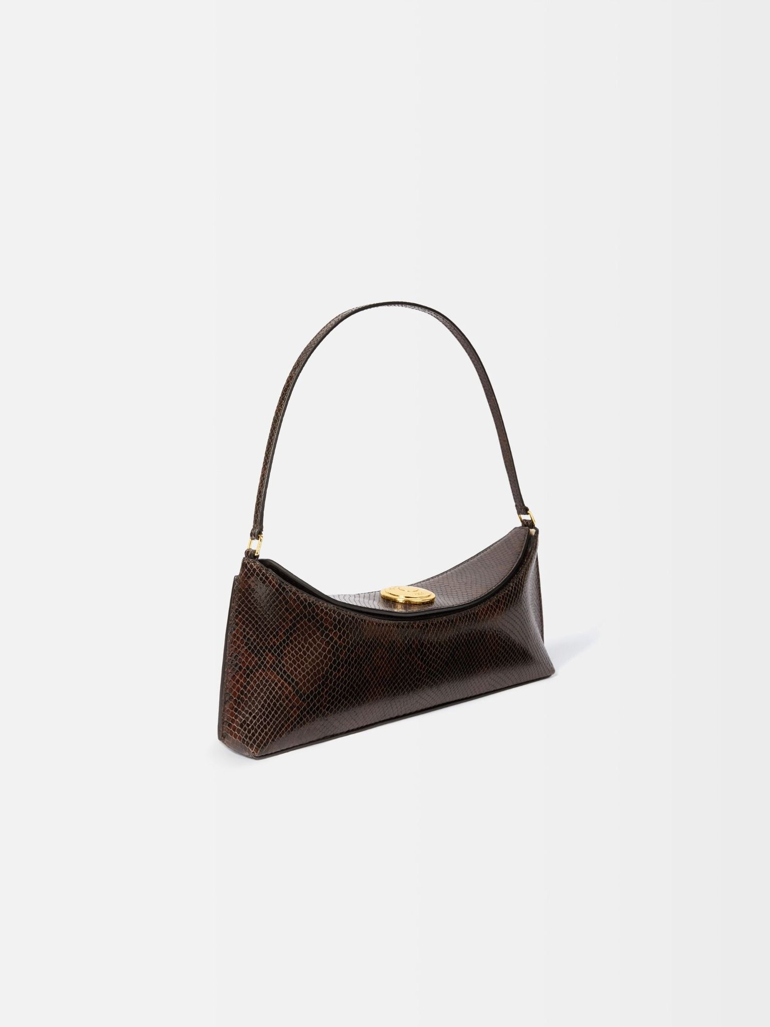  Túi Nữ Jacquemus The Ovalo Clutch 'Brown' 