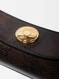  Túi Nữ Jacquemus The Ovalo Clutch 'Brown' 
