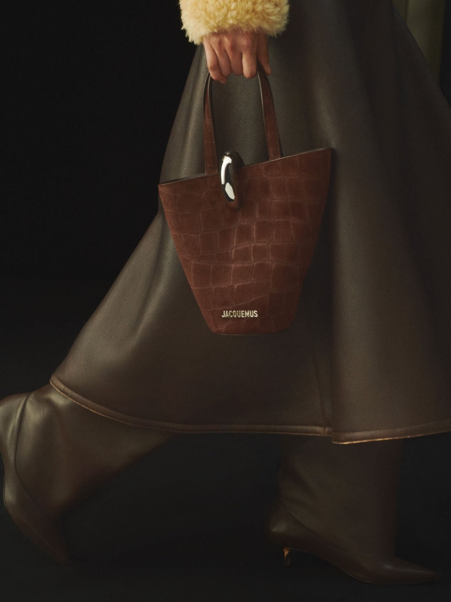  Túi Nữ Jacquemus The Small Bambola 'Brown' 