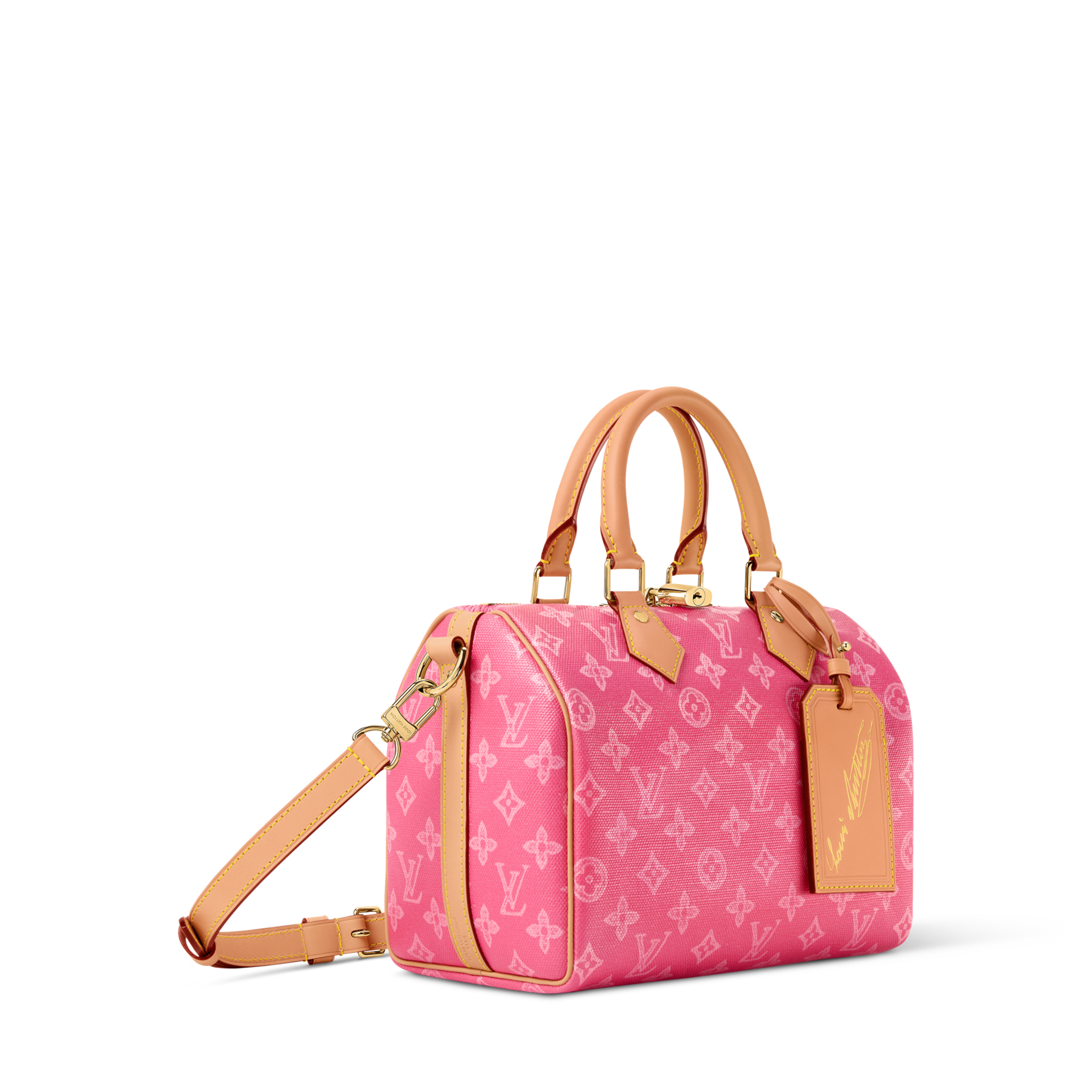  Túi Nữ Louis Vuitton Speedy Bandoulière 25 Bag 'Pink' 