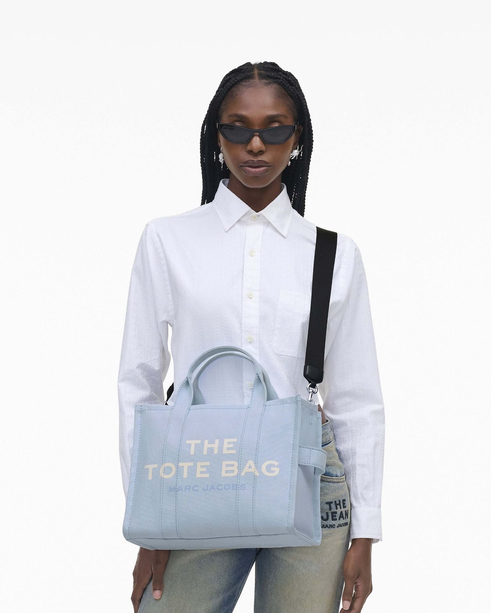  Túi Nữ Marc Jacobs Medium Tote Bag 'Cloud Blue' 