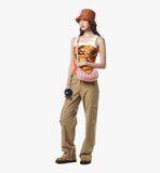 Túi Nữ MCM Aren Crescent Hobo Bag 'Soft Pink' 