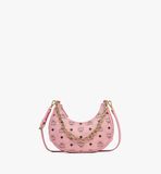 Túi Nữ MCM Aren Crescent Hobo Bag 'Soft Pink' 
