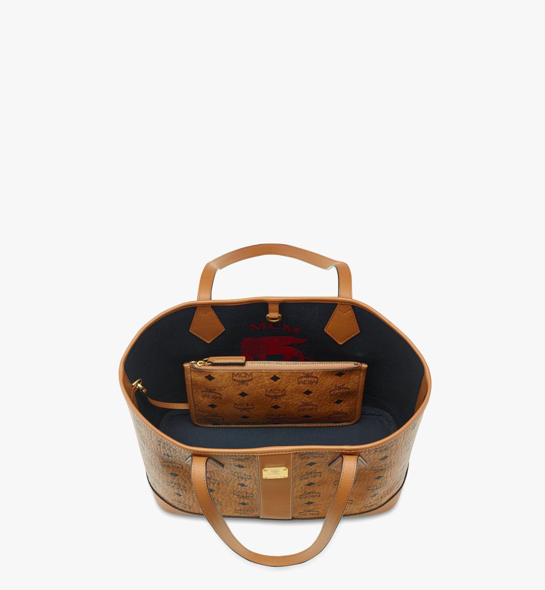  Túi Nữ MCM New Liz Small Shopper Bag 'Cognac' 