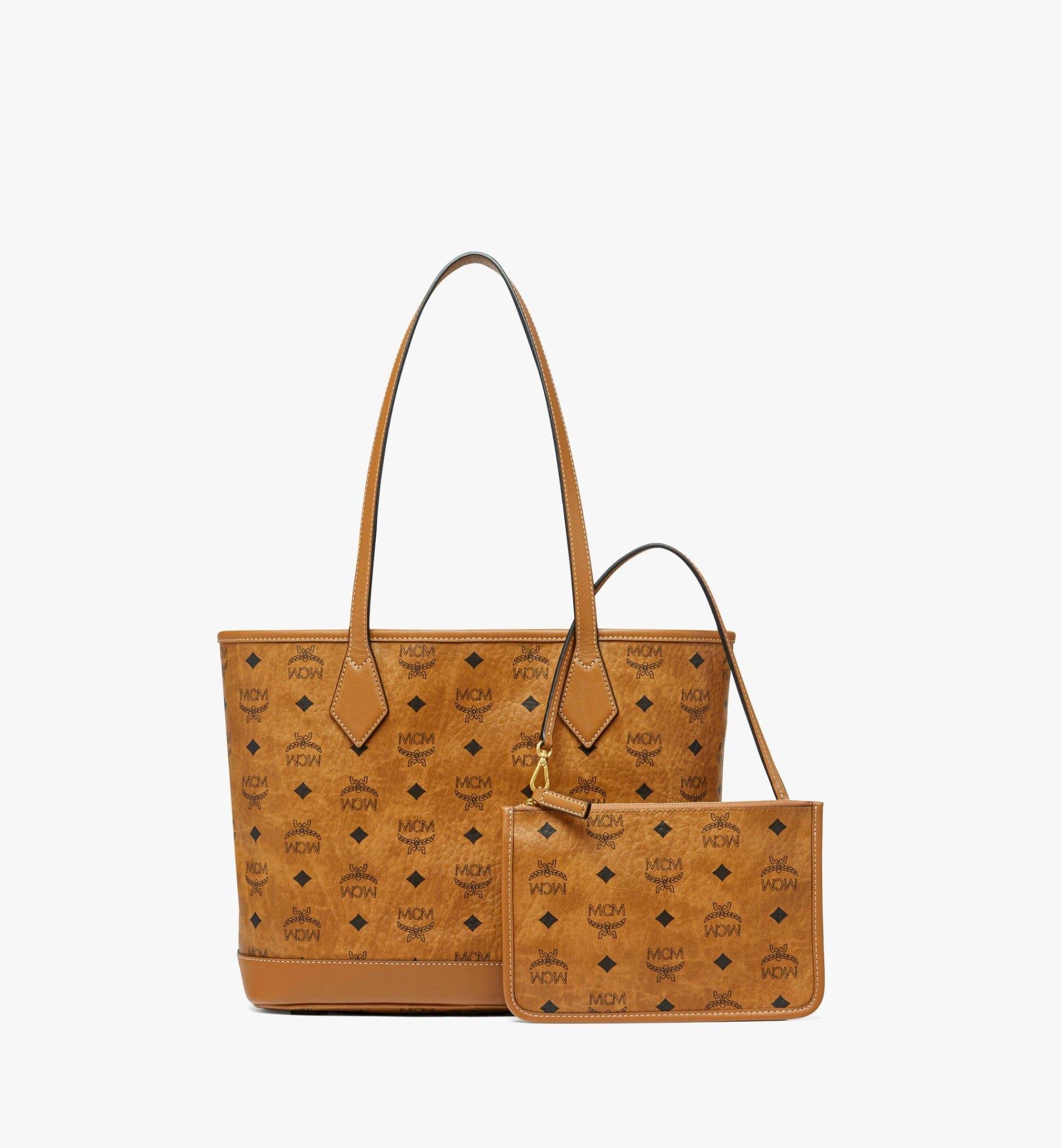  Túi Nữ MCM New Liz Small Shopper Bag 'Cognac' 