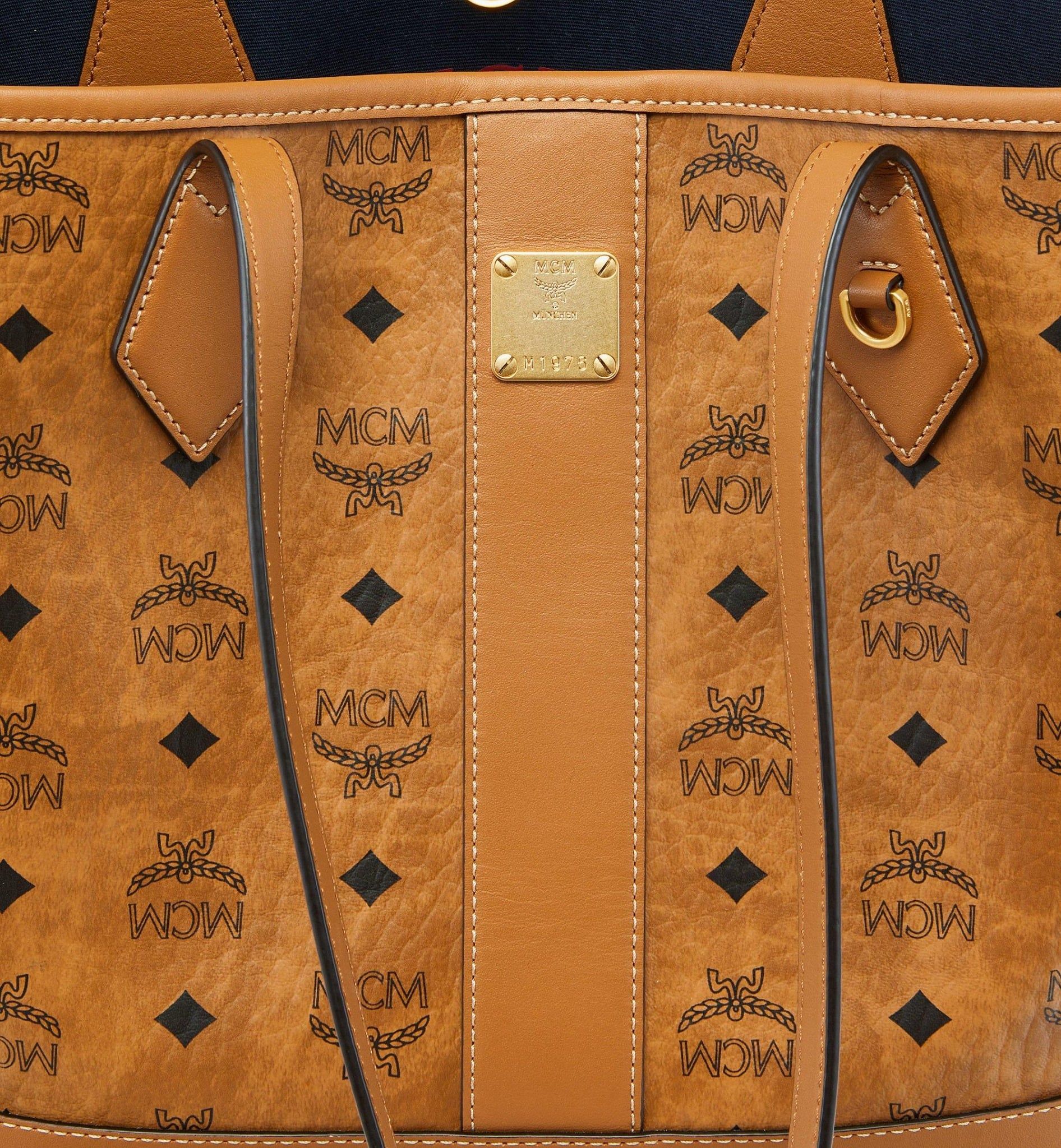  Túi Nữ MCM New Liz Small Shopper Bag 'Cognac' 