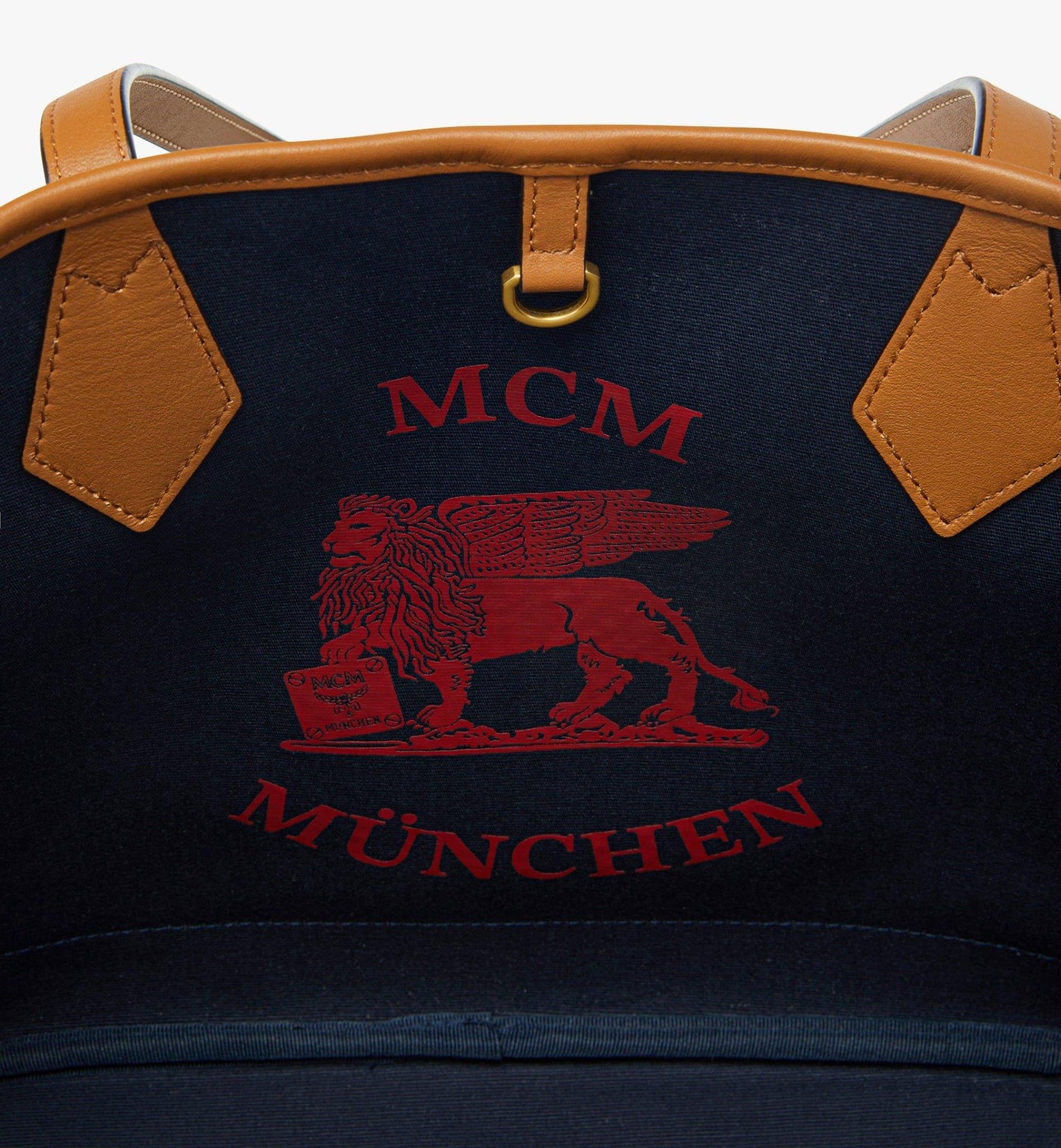  Túi Nữ MCM New Liz Small Shopper Bag 'Cognac' 