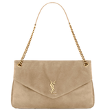  Túi Nữ Saint Laurent Calypso Large 'Dry Grain' 