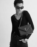  Túi Nữ Saint Laurent Envelope Medium 'Blanc' 