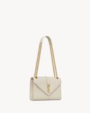  Túi Nữ Saint Laurent Envelope Medium 'Blanc' 