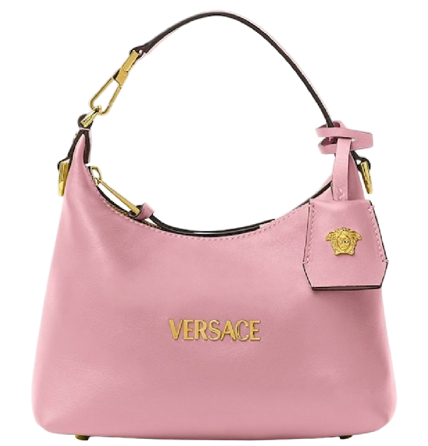  Túi Nữ Versace Tag Nappa Hobo Bag 'Pink' 