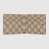  Ví Nam Gucci Mini GG Canvas Wallet 'Green' 