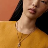  Vòng Cổ Nữ Hermes Mini Maillon 'Crème Rose Gold' 