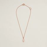  Vòng Cổ Nữ Hermes Mini Maillon 'Crème Rose Gold' 